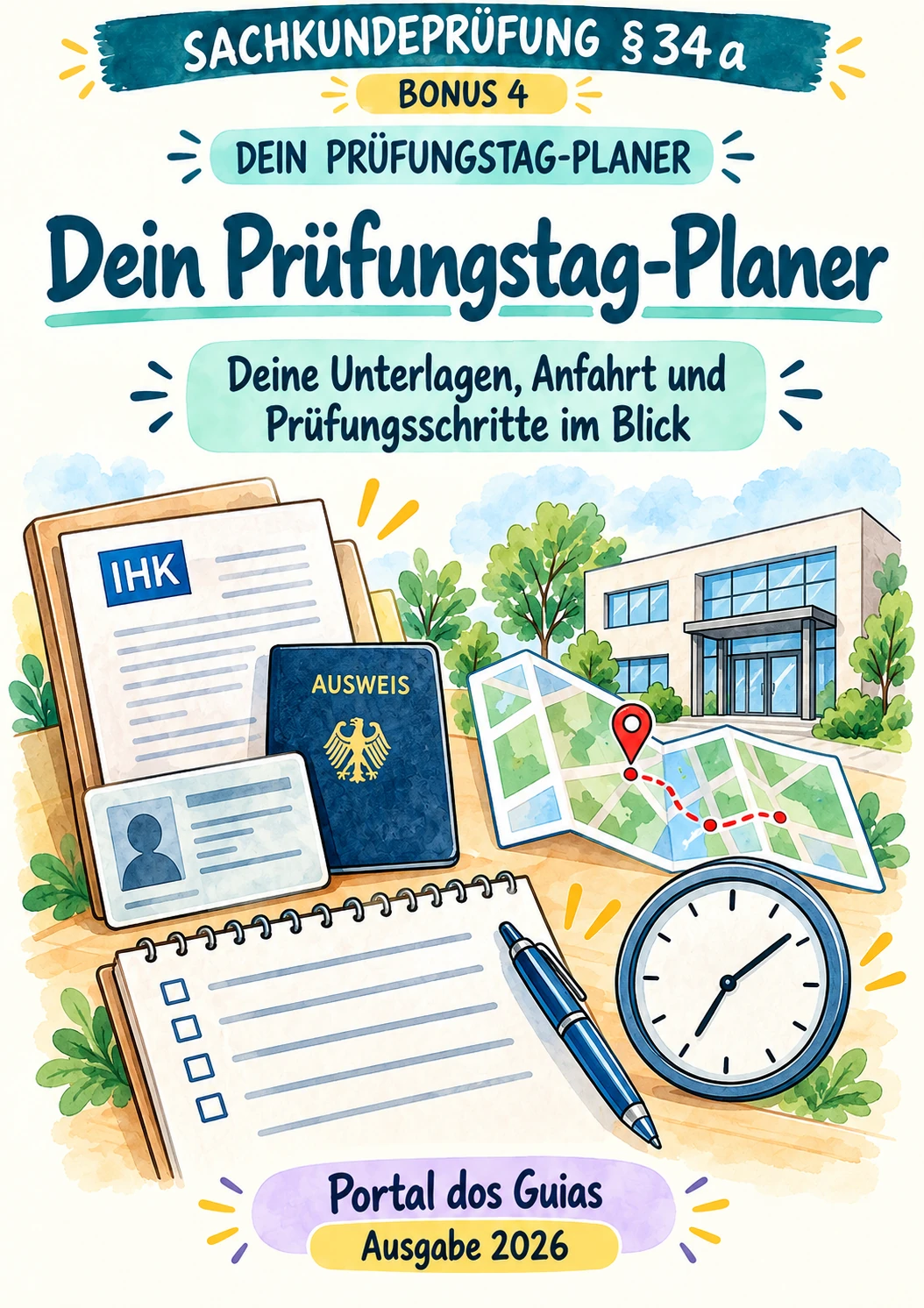 Bonus 4 Dein Prüfungstag Planer